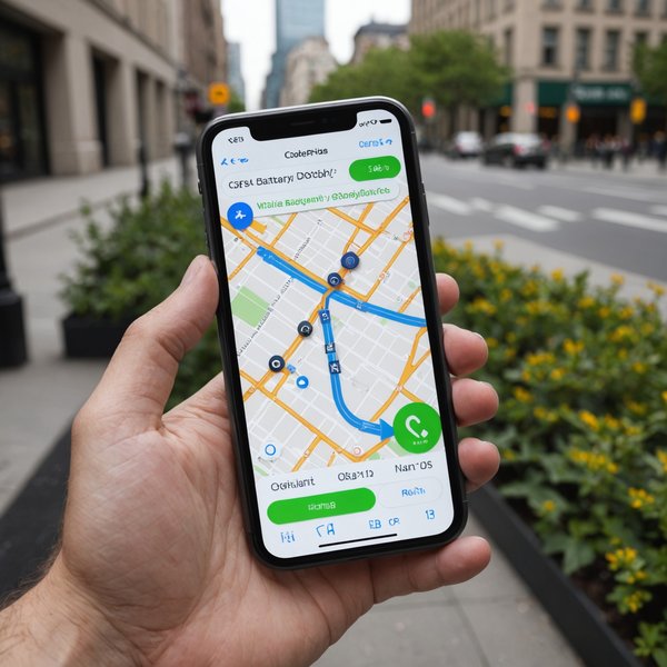 Quels sont les réglages recommandés pour optimiser la consommation de batterie lors de l'utilisation de GPS sur un iPhone ?